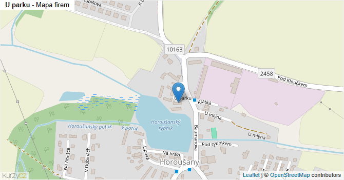 U parku - mapa firem