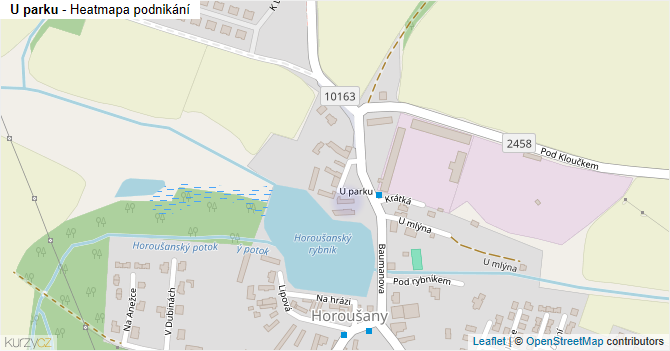 U parku - mapa podnikání