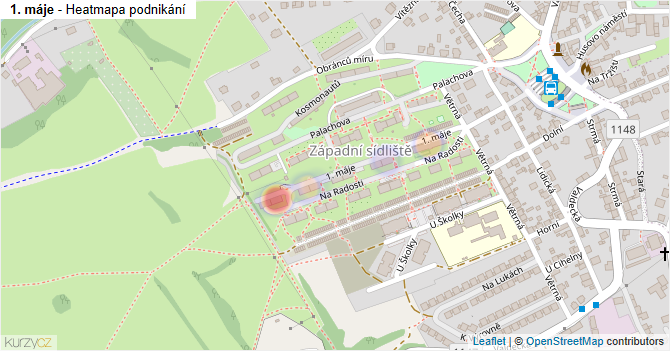 1. máje - mapa podnikání