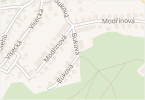 Buková v obci Hořovice - mapa ulice