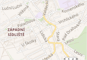 Dolní v obci Hořovice - mapa ulice