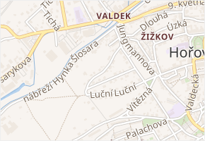 Sládkova v obci Hořovice - mapa ulice