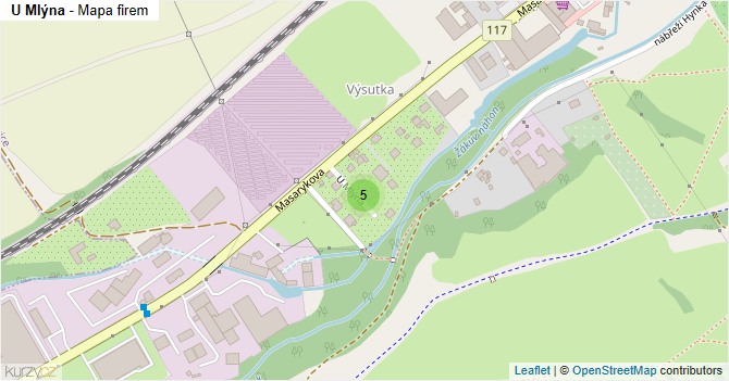 U Mlýna - mapa firem