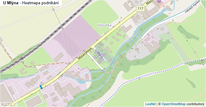 U Mlýna - mapa podnikání