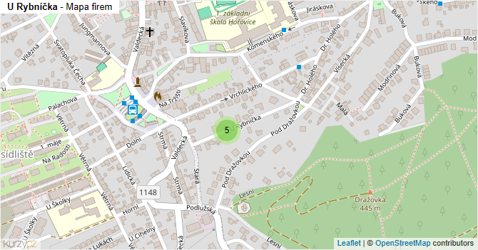 U Rybníčka - mapa firem