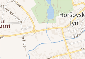 Dr. E. Beneše v obci Horšovský Týn - mapa ulice