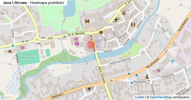 Jana Littrowa - mapa podnikání