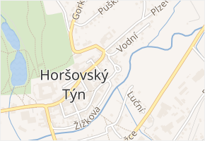 Lobkovicova v obci Horšovský Týn - mapa ulice