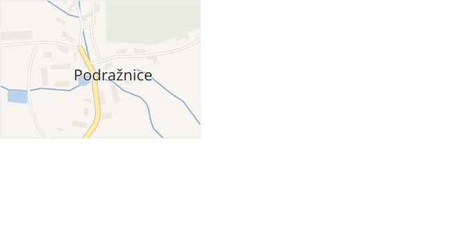 Podražnice v obci Horšovský Týn - mapa části obce
