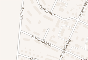 Sylvánova v obci Horšovský Týn - mapa ulice