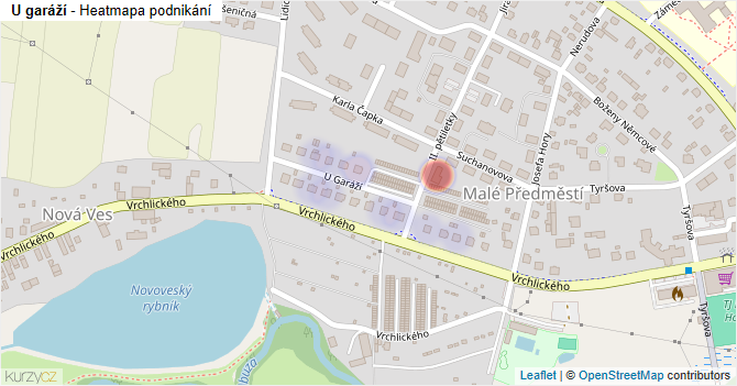 U garáží - mapa podnikání