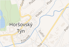 U řeky v obci Horšovský Týn - mapa ulice