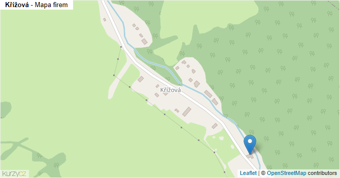 Křížová - mapa firem