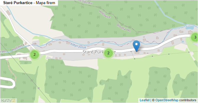 Staré Purkartice - mapa firem