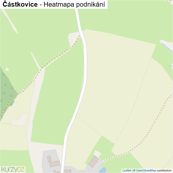 Mapa Částkovice - Firmy v části obce.