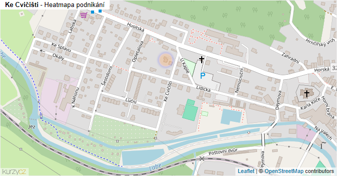 Ke Cvičišti - mapa podnikání