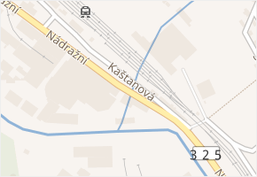 Nádražní v obci Hostinné - mapa ulice