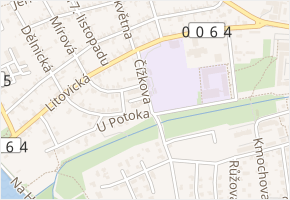 Čížkova v obci Hostivice - mapa ulice
