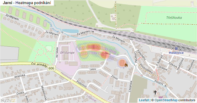 Jarní - mapa podnikání