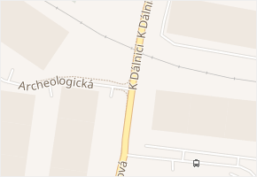 K Dálnici v obci Hostivice - mapa ulice