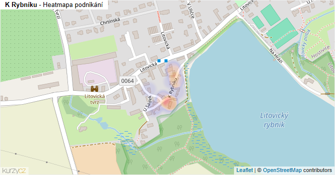 K Rybníku - mapa podnikání