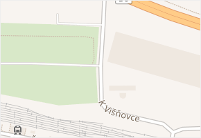 K Višňovce v obci Hostivice - mapa ulice