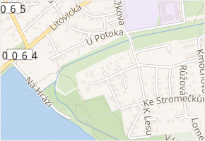 Kosatcová v obci Hostivice - mapa ulice