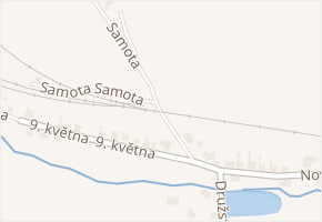 Na Samotě v obci Hostivice - mapa ulice