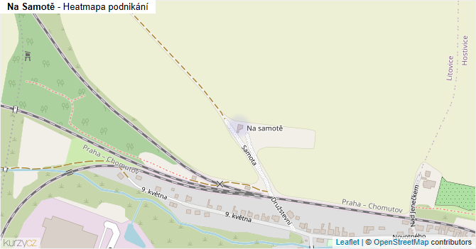 Na Samotě - mapa podnikání