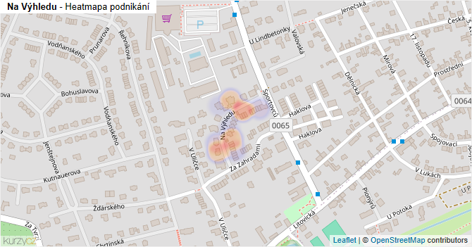 Na Výhledu - mapa podnikání