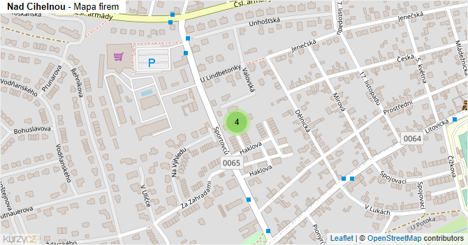 Nad Cihelnou - mapa firem