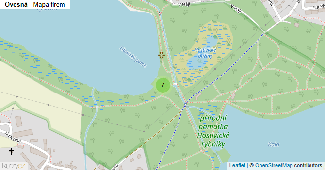 Ovesná - mapa firem