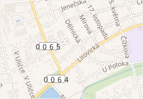 Prostřední v obci Hostivice - mapa ulice