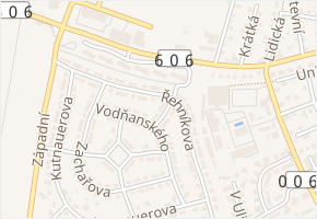 Prunarova v obci Hostivice - mapa ulice
