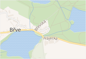 U Obory v obci Hostivice - mapa ulice