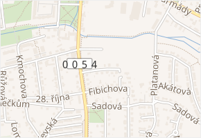 U Školičky v obci Hostivice - mapa ulice