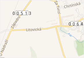 U Sušičky v obci Hostivice - mapa ulice