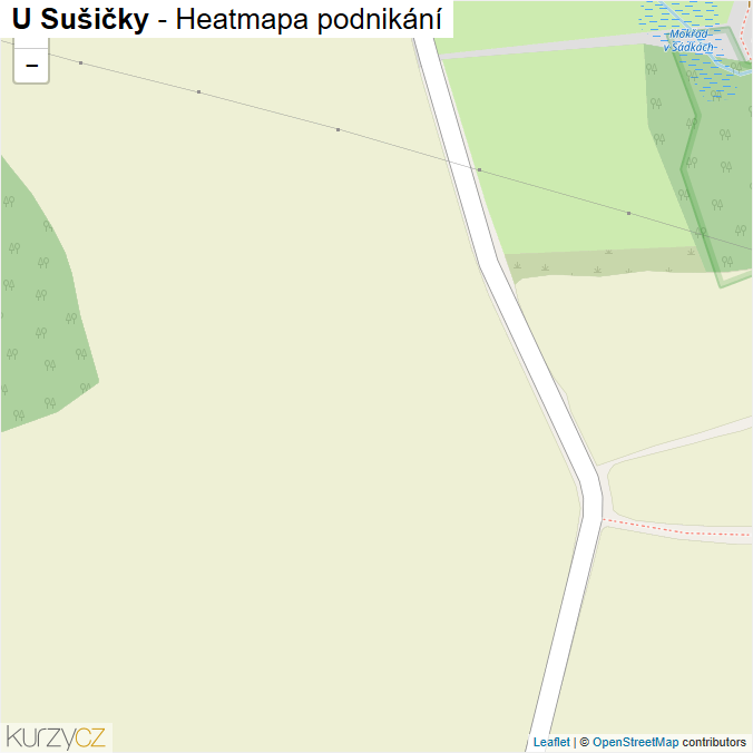 Mapa U Sušičky - Firmy v ulici.