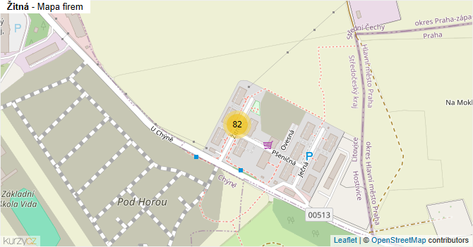Žitná - mapa firem