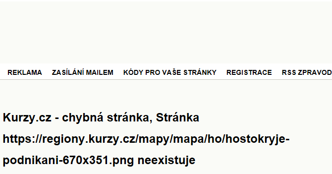 Hostokryje - mapa podnikání