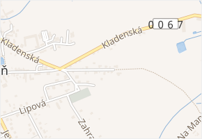 Malá alejíčka v obci Hostouň - mapa ulice
