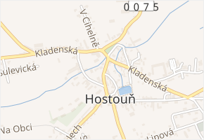 Pod Kostelem v obci Hostouň - mapa ulice