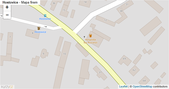 Hostovice - mapa firem