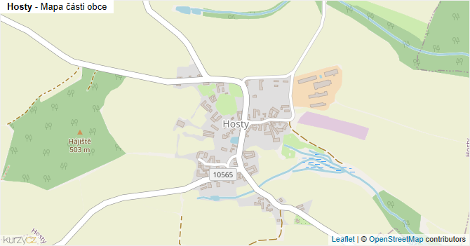 Hosty - mapa firem