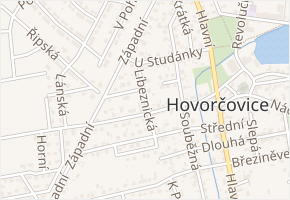 Líbeznická v obci Hovorčovice - mapa ulice
