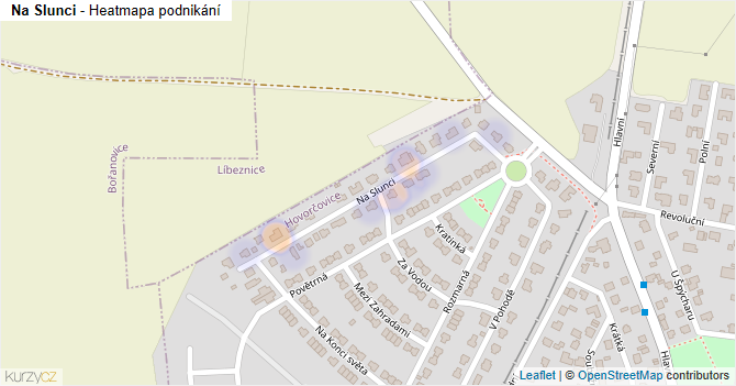 Na Slunci - mapa podnikání
