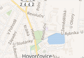 Revoluční v obci Hovorčovice - mapa ulice