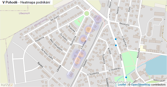 V Pohodě - mapa podnikání