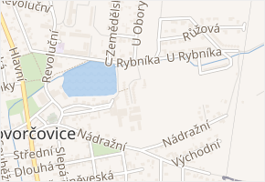 Za Humny v obci Hovorčovice - mapa ulice