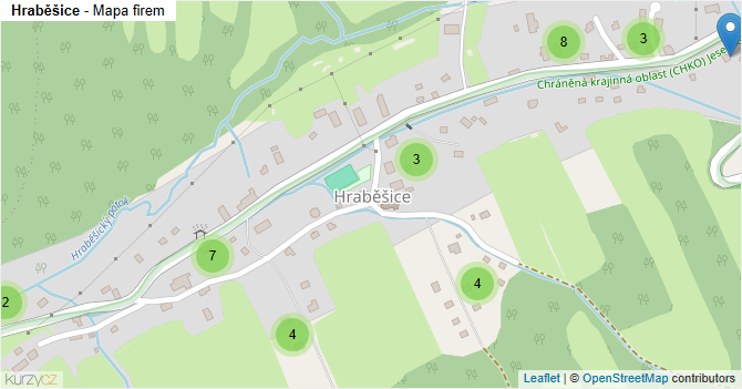 Hraběšice - mapa firem